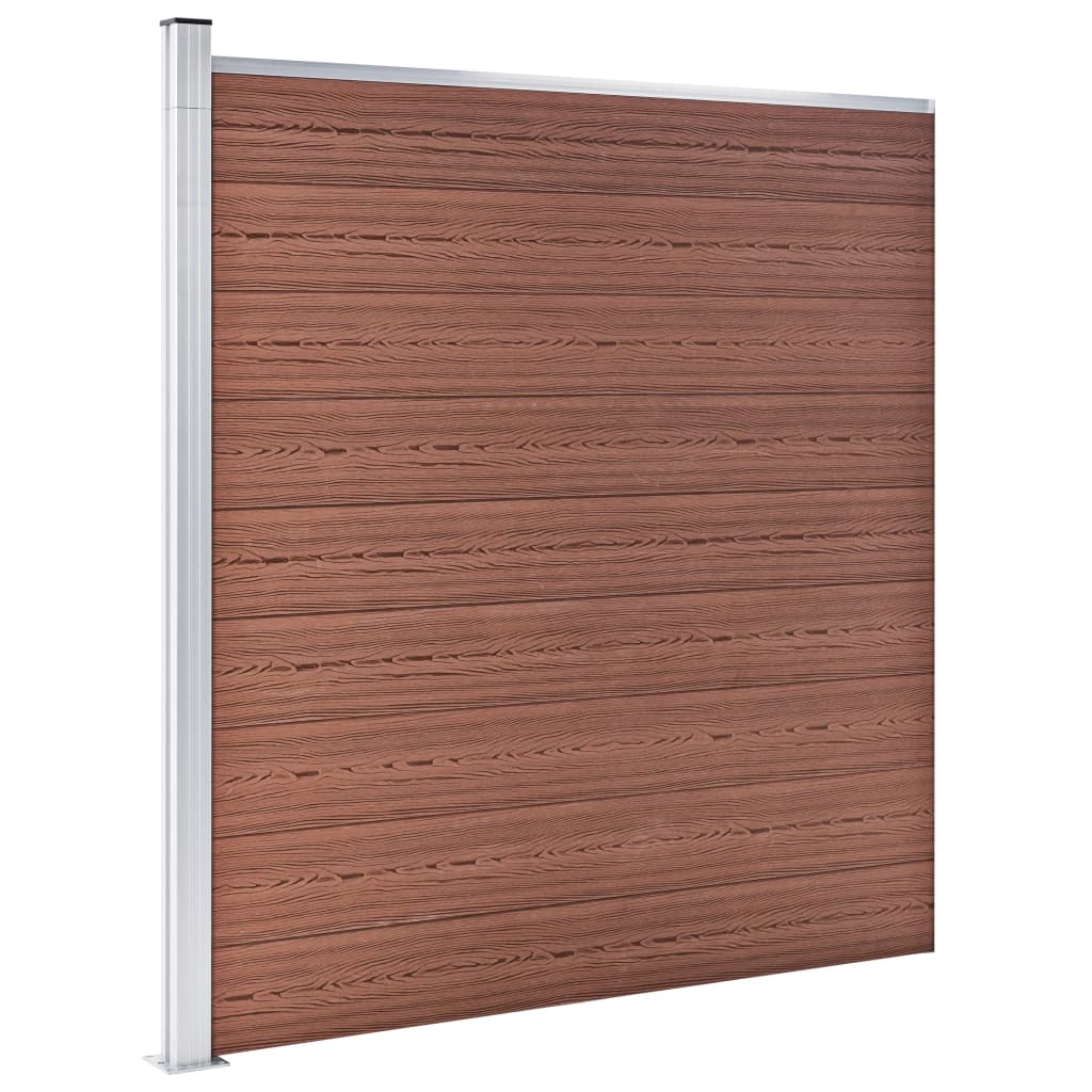 Barna wpc kerítéspanel 1045 x 186 cm Barna wpc kerítéspanel 1045 x 186 cm
