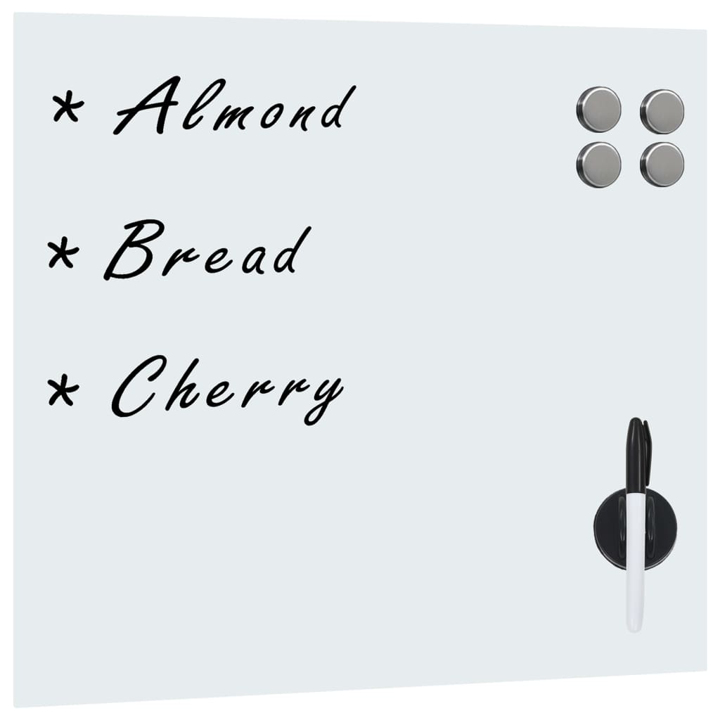 Falra szerelhető mágneses üvegtábla 60 x 60 cm