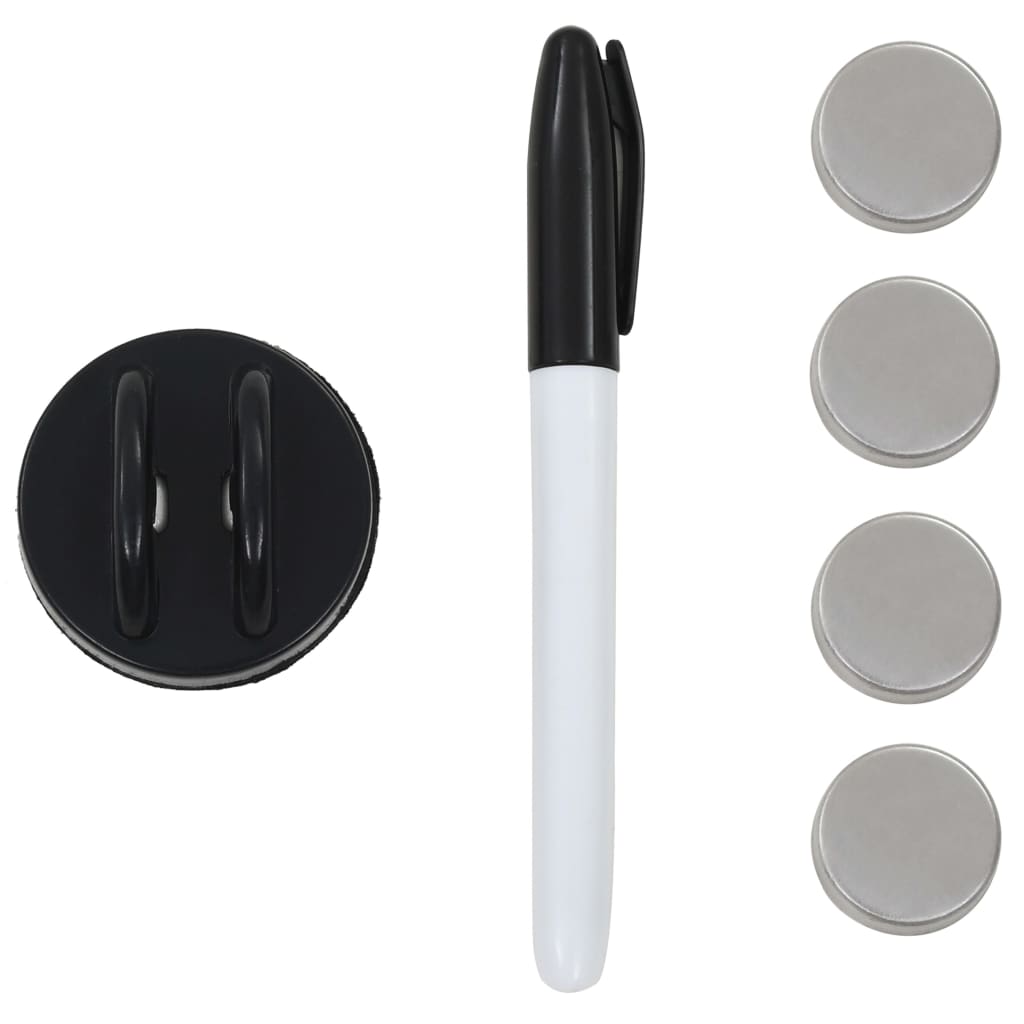 Falra szerelhető mágneses üvegtábla 60 x 60 cm