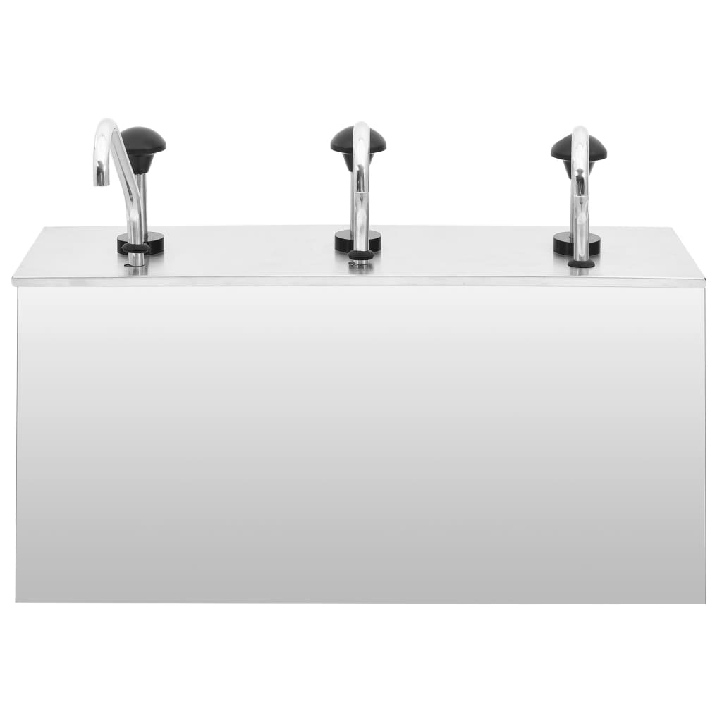 Rozsdamentes szószadagoló 3 x 3,5 l