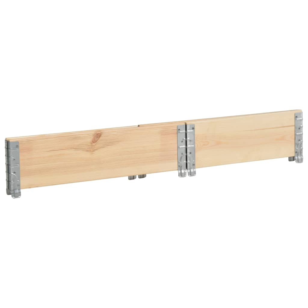 Tömör fenyőfa raklapmagasító 60 x 80 cm