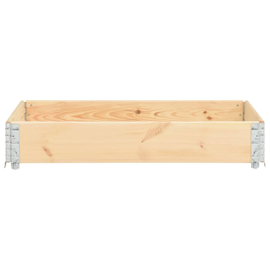 Tömör fenyőfa raklapmagasító 80 x 120 cm