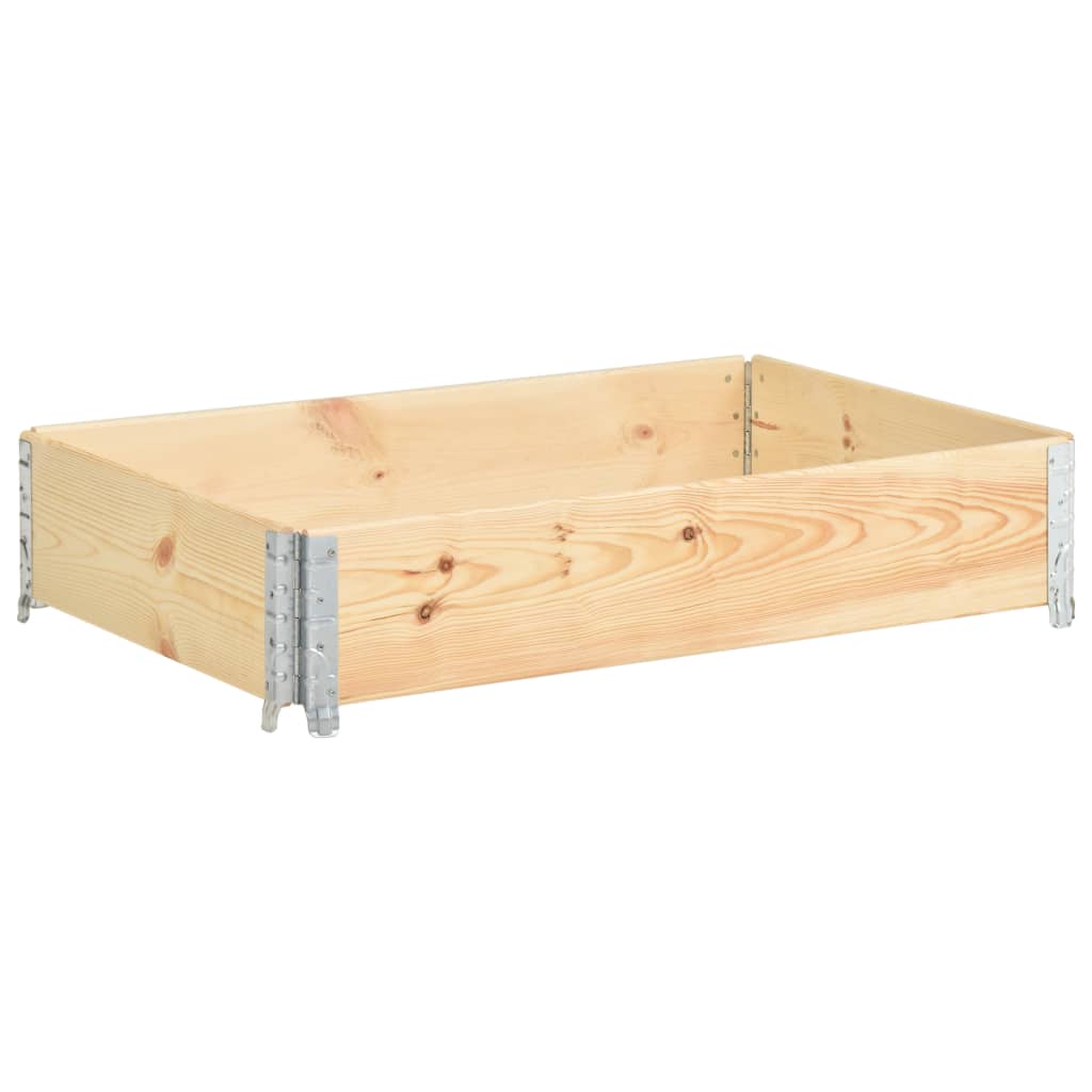 Tömör fenyőfa raklapmagasító 50 x 100 cm
