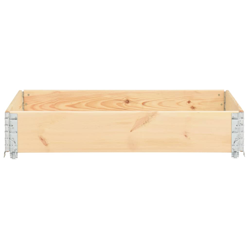Tömör fenyőfa raklapmagasító 50 x 100 cm