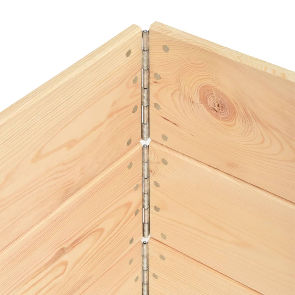3 db tömör fenyőfa raklapmagasító 100 x 100 cm