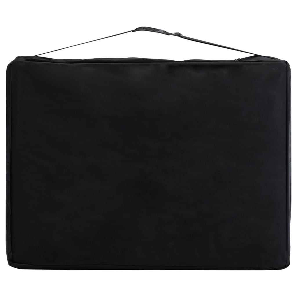 Háromzónás borlila összecsukható fa masszázsasztal