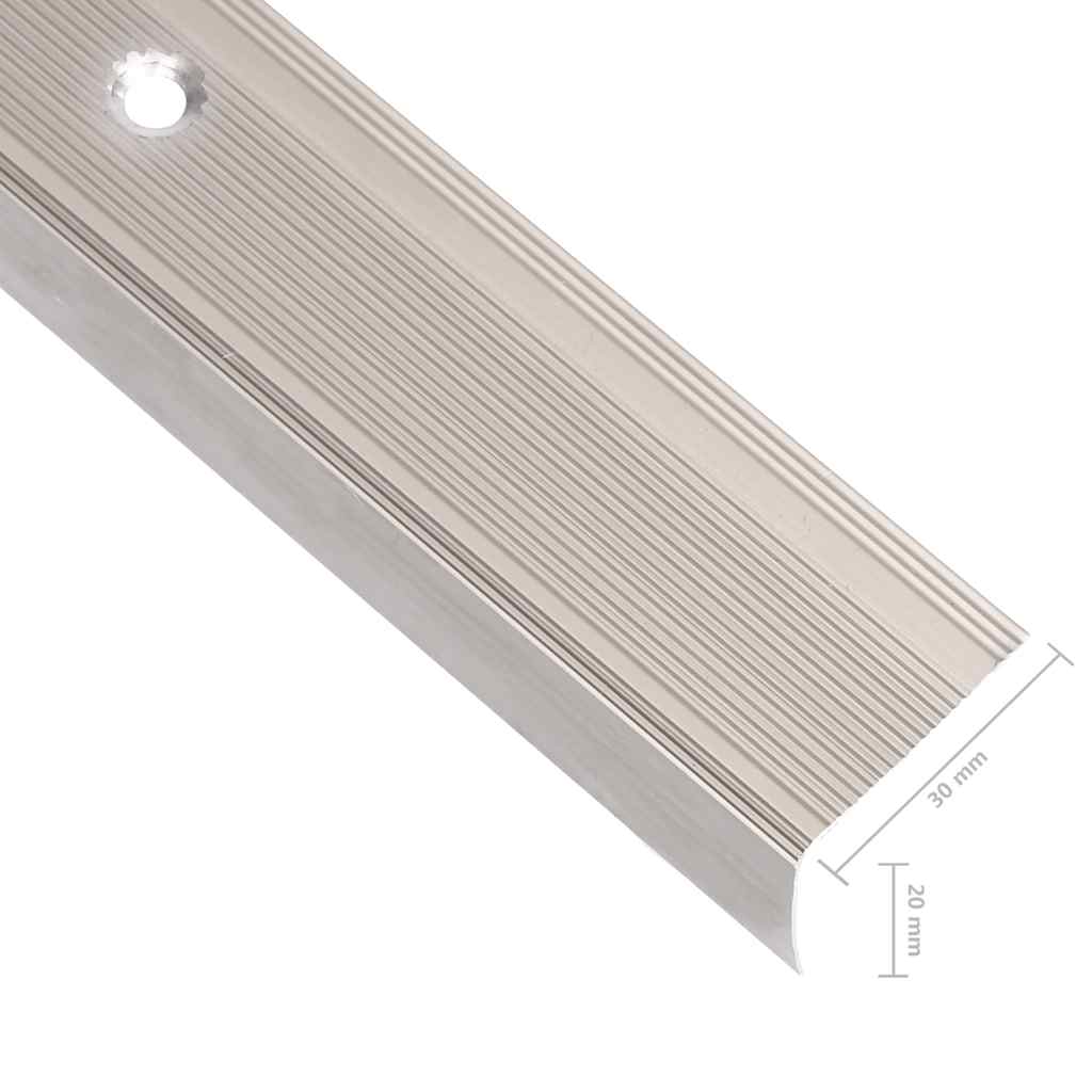 15 db pezsgőszínű l-alakú alumínium lépcsőélvédő 90 cm 15 db pezsgőszínű l-alakú alumínium lépcsőélvédő 90 cm
