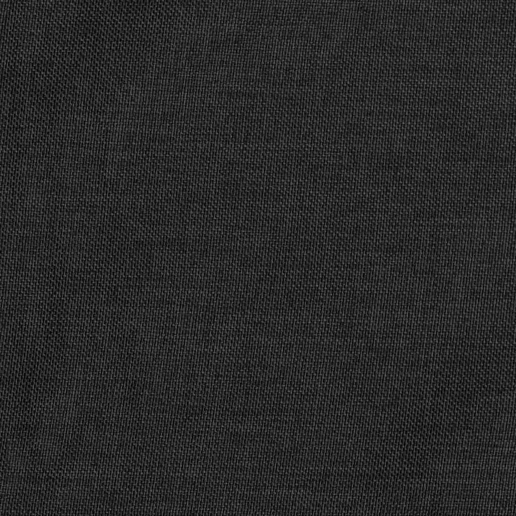 2 db antracit vászonhatású sötétítőfüggöny kampókkal 140 x 225 cm