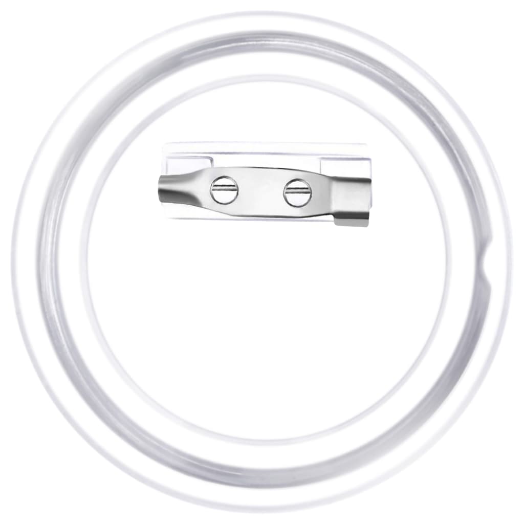 100 készlet akril 58 mm-es kitűző