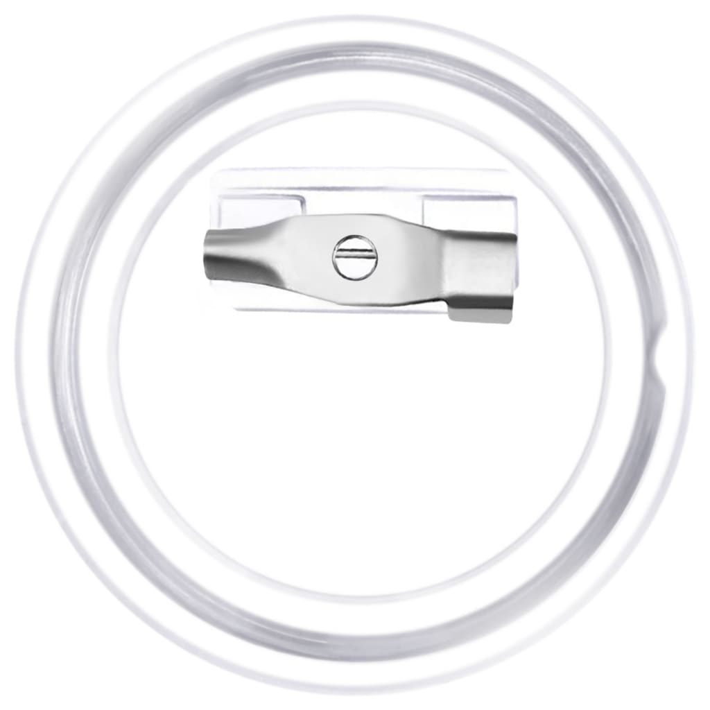 100 készlet akril 25 mm-es kitűző