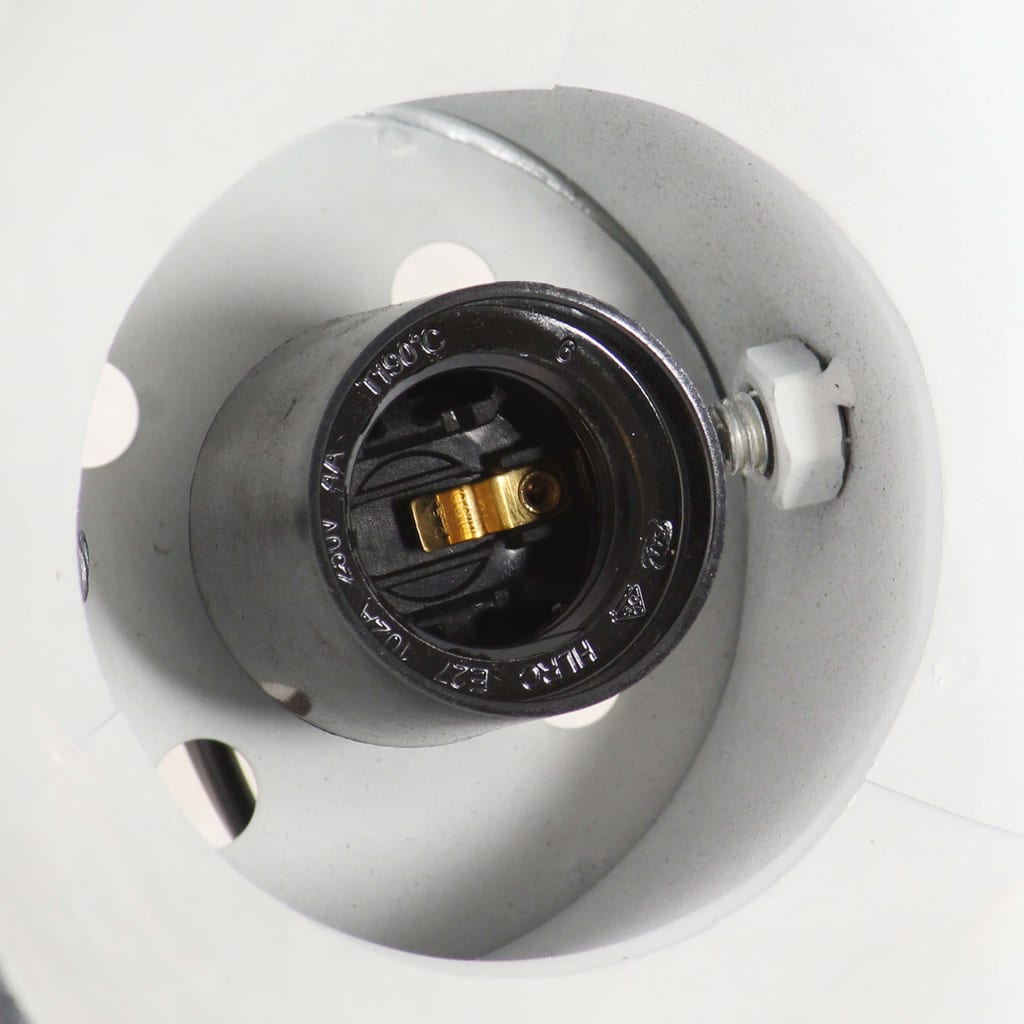 Fekete ipari függőlámpa 25 w 42 x 27 cm e27