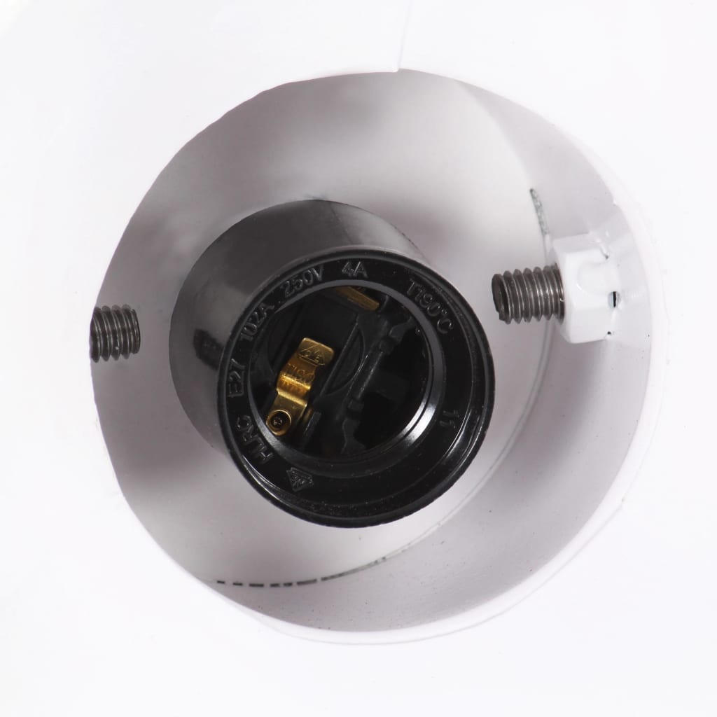 Kerek fehér ipari függőlámpa 25 w 19 cm e27