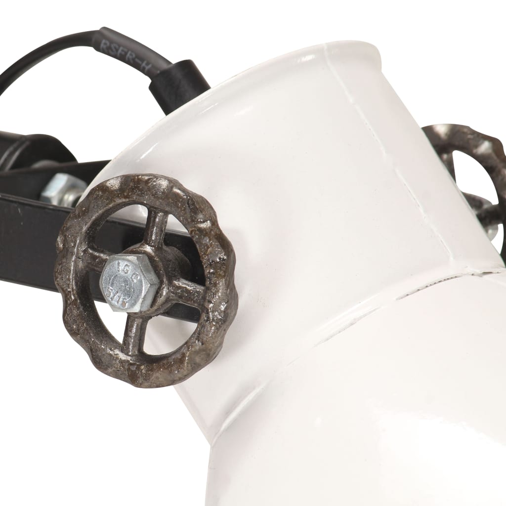 Öntött vas állólámpa 2 db fehér lámpaernyővel e27