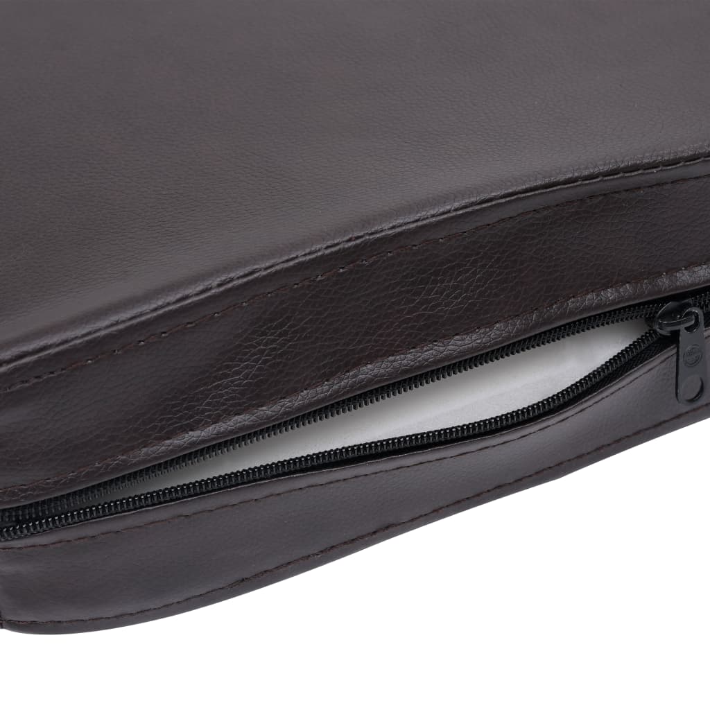 Barna műbőr kutyakanapé 80 x 50 x 40 cm