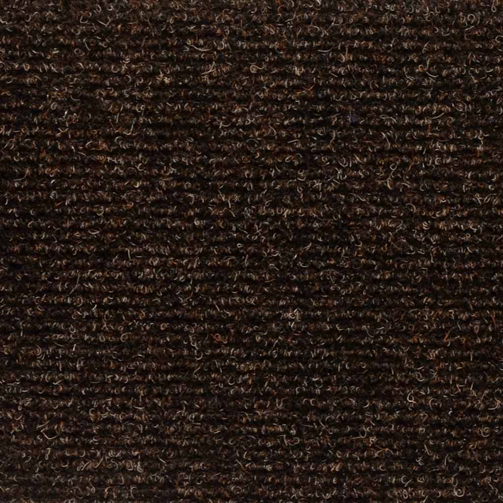 15 db öntapadós lépcsőszőnyeg 56 x 17 x 3 cm barna félkör alakú