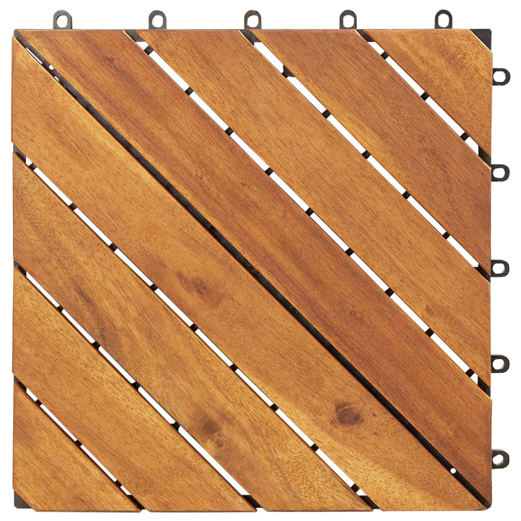 10 darab tömör akácfa padlólap 30 x 30 cm 10 darab tömör akácfa padlólap 30 x 30 cm