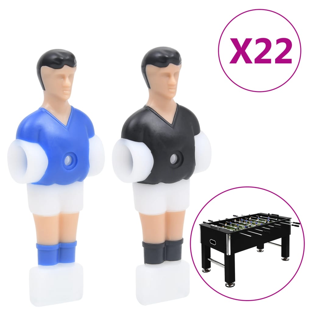 22 db csocsó játékos figura 12,7 mm hosszú rúdhoz 22 db csocsó játékos figura 12,7 mm hosszú rúdhoz