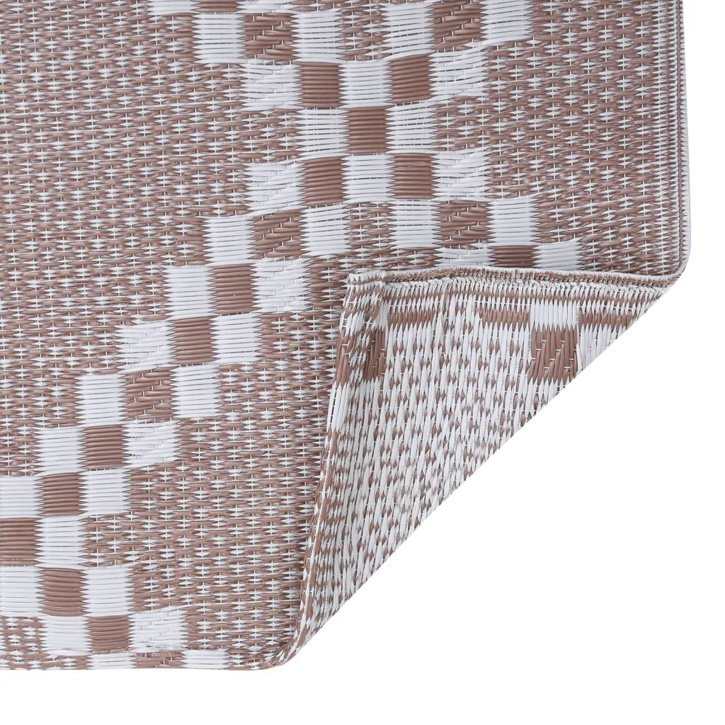 Barna pp kültéri szőnyeg 160 x 230 cm