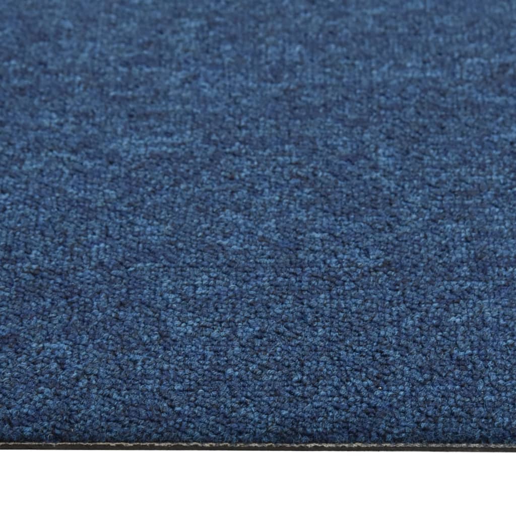 20 db sötétkék szőnyegpadlólap 5 m² 50 x 50 cm