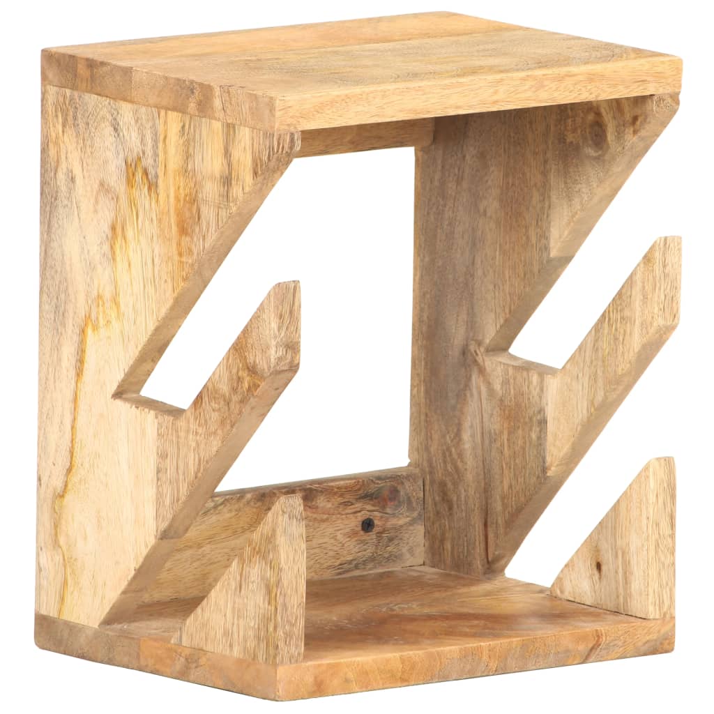 Falra szerelhető tömör mangófa gördeszkatartó 25 x 20 x 30 cm