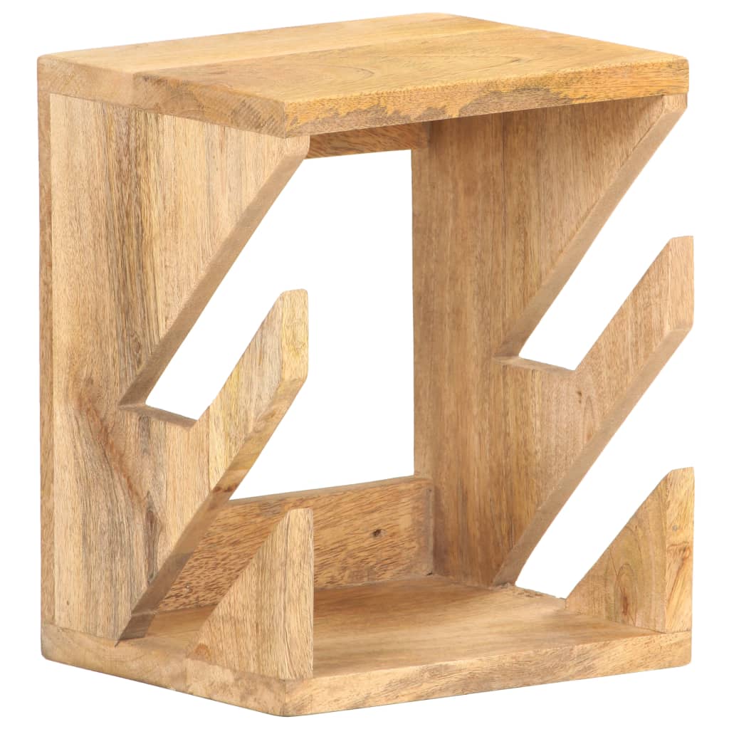 Falra szerelhető tömör mangófa gördeszkatartó 25 x 20 x 30 cm