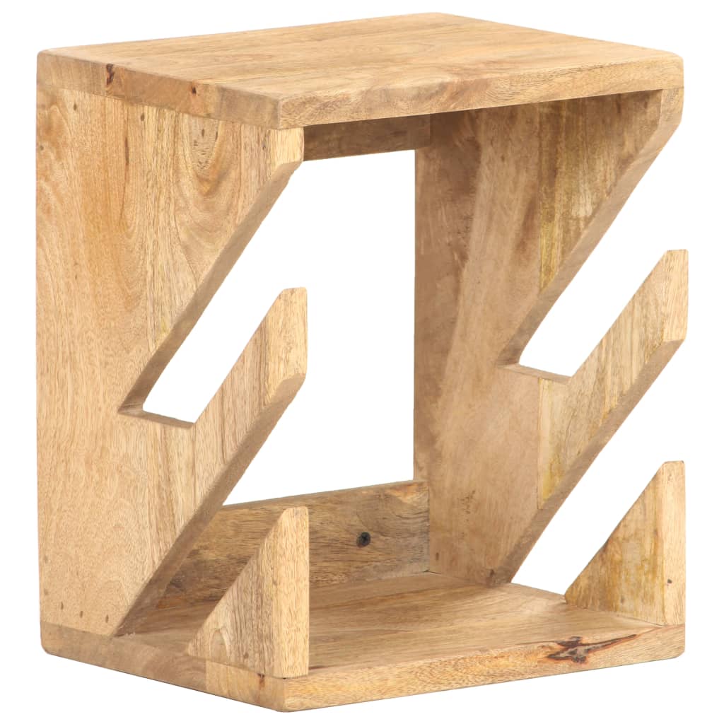 Falra szerelhető tömör mangófa gördeszkatartó 25 x 20 x 30 cm