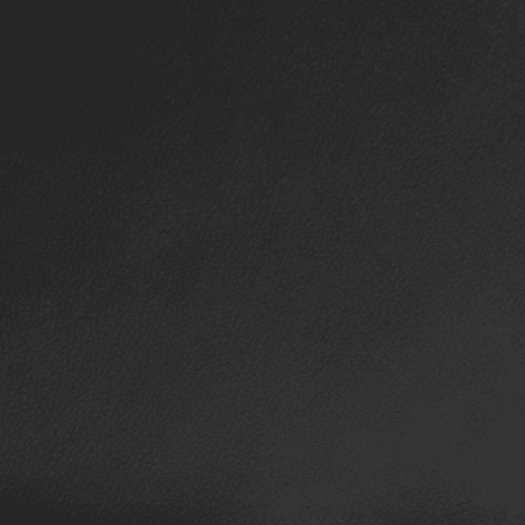 Fekete műbőr kozmetikai zsámoly