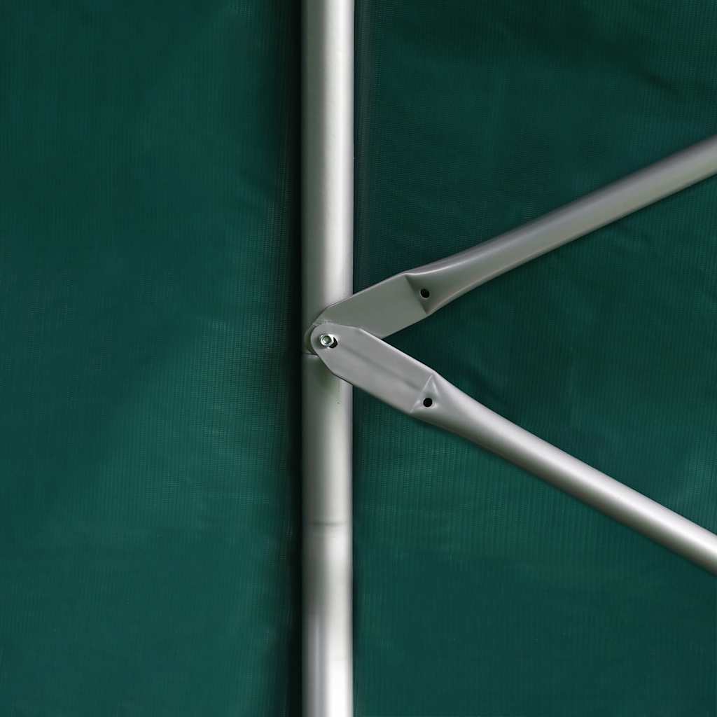 Zöld pvc állattartó sátor 3,7 x 3,7 m
