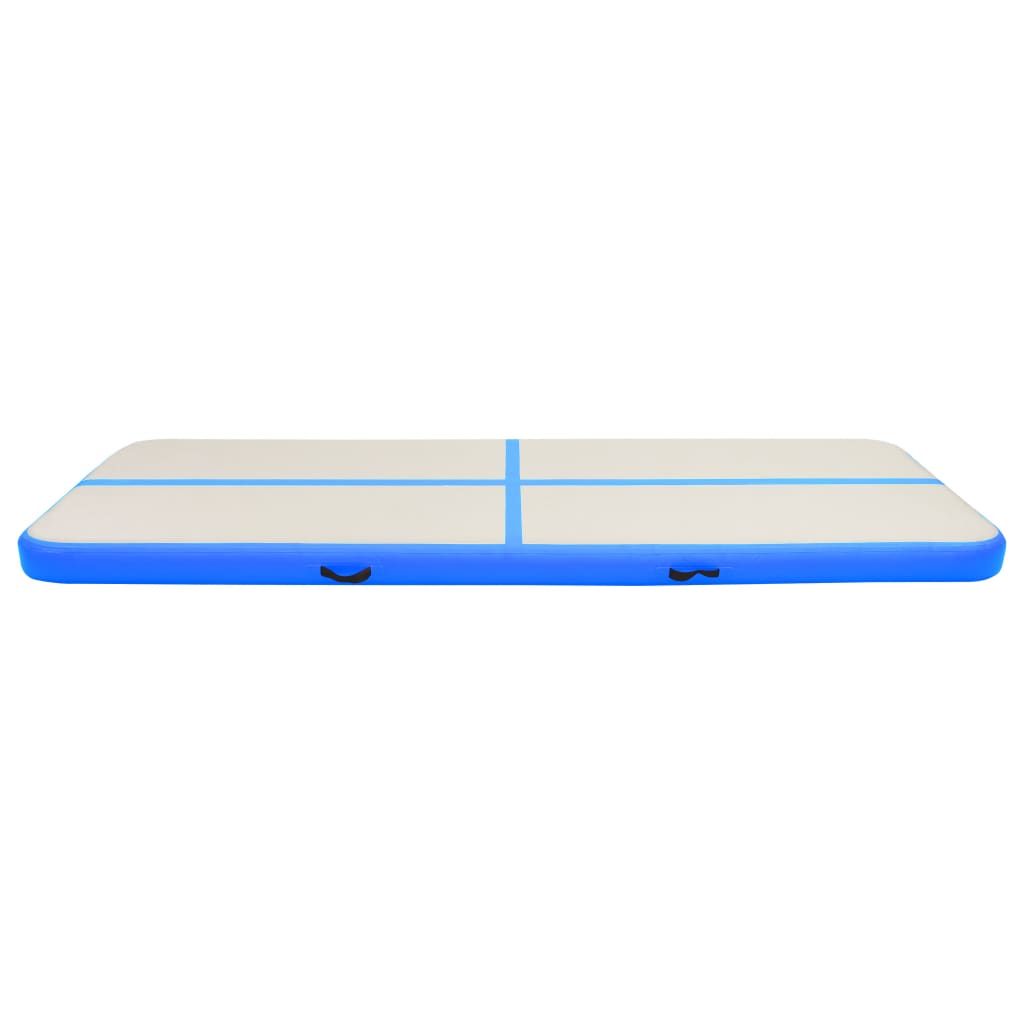 Kék pvc felfújható tornamatrac pumpával 300 x 100 x 15 cm Kék pvc felfújható tornamatrac pumpával 300 x 100 x 15 cm