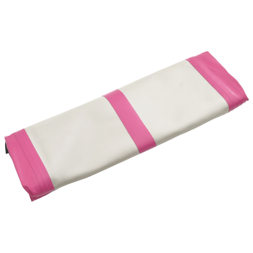 Rózsaszín pvc felfújható tornamatrac pumpával 500 x 100 x 15 cm Rózsaszín pvc felfújható tornamatrac pumpával 500 x 100 x 15 cm