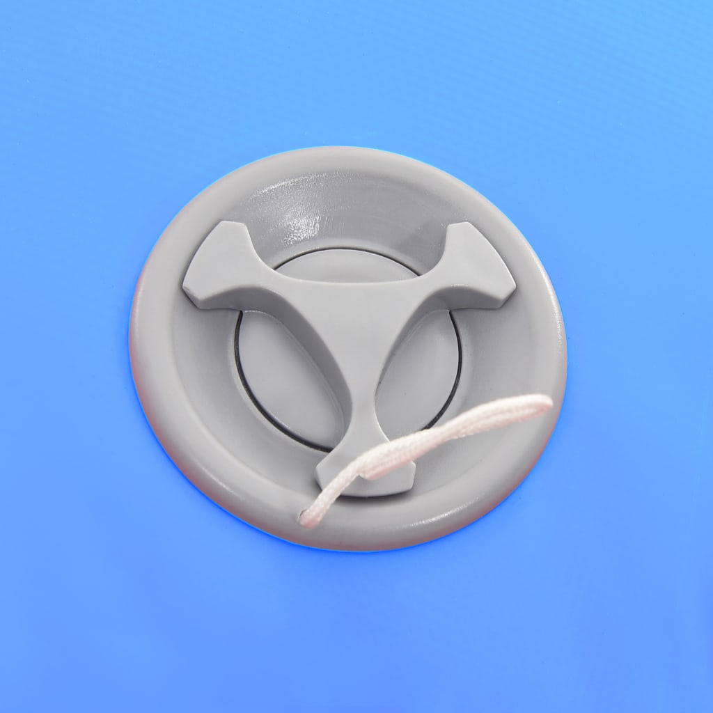 Kék pvc felfújható tornahenger pumpával 120 x 75 cm