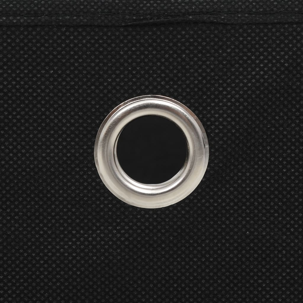 4 db fekete nem szőtt szövet tárolódoboz 28 x 28 x 28 cm