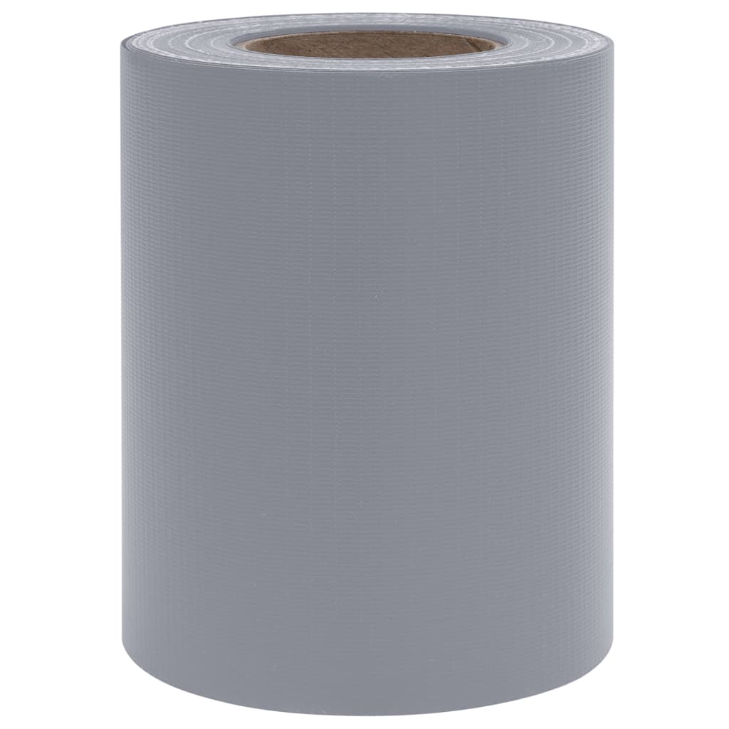 4 db matt világosszürke pvc kerti árnyékoló kerítés 35 x 0,19 m