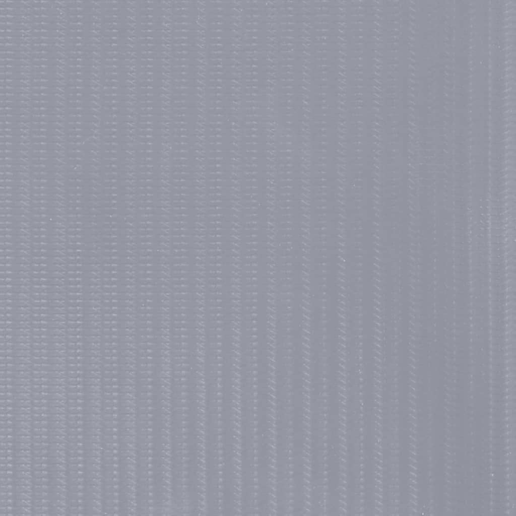 4 db matt világosszürke pvc kerti árnyékoló kerítés 35 x 0,19 m