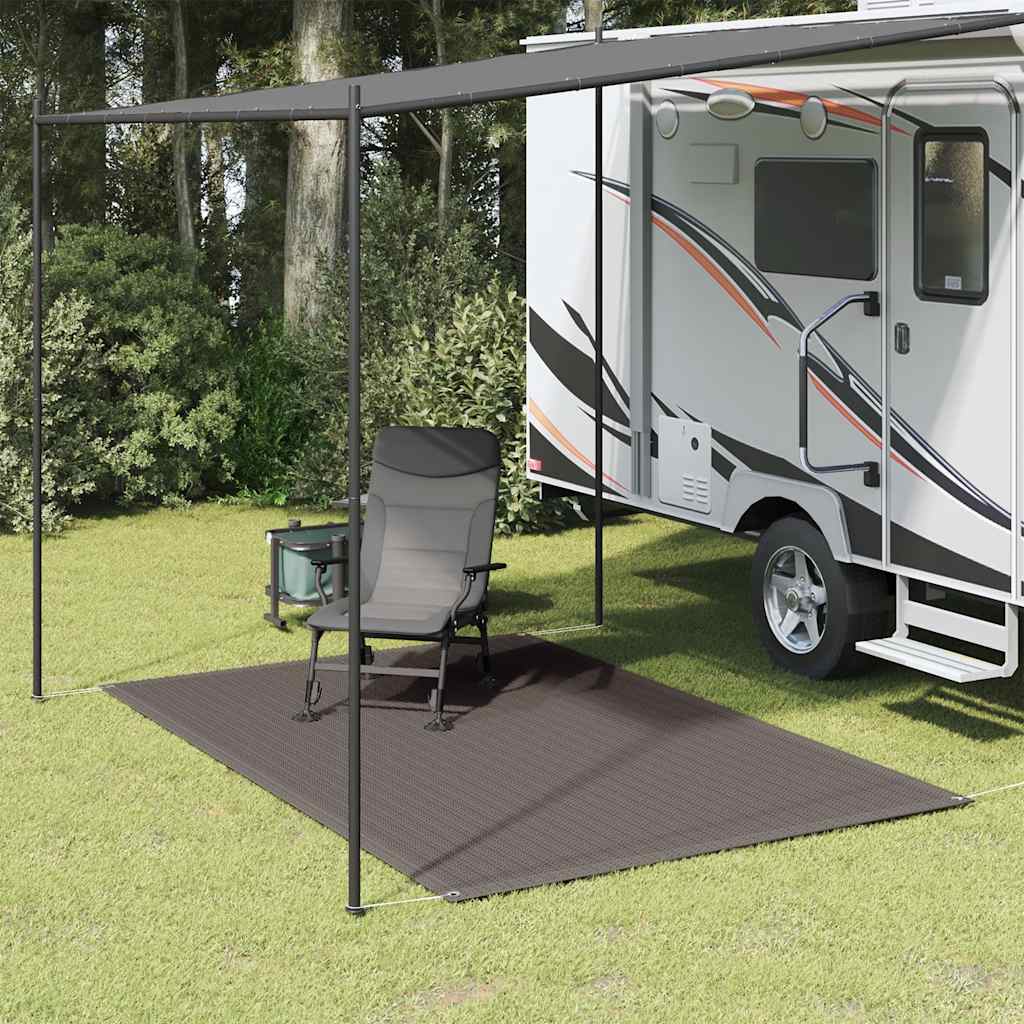 Antracitszürke sátorszőnyeg 200 x 300 cm
