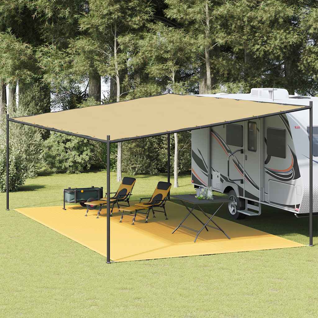 Bézs hdpe sátorszőnyeg 400x800 cm