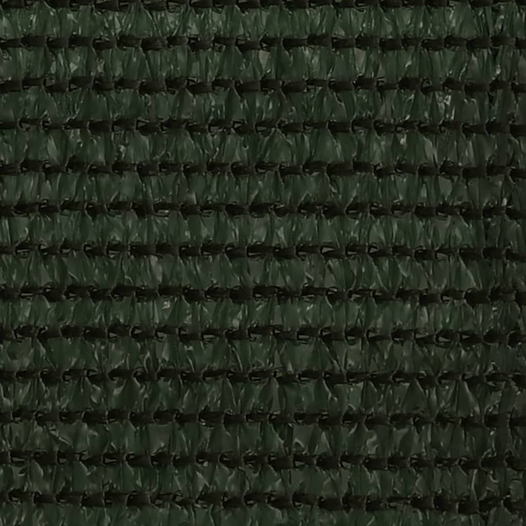Sötétzöld hdpe erkélytakaró 120 x 400 cm