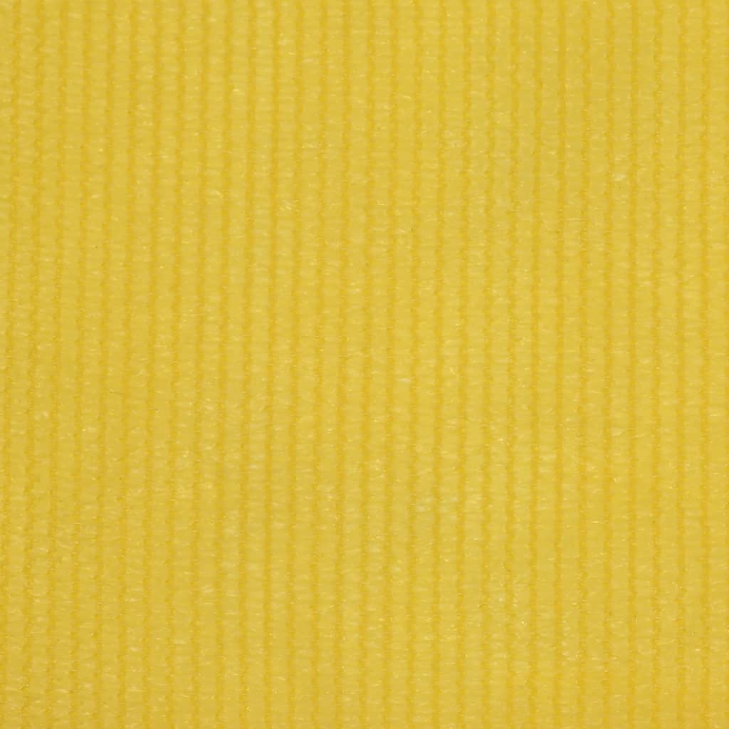 Sárga hdpe erkélyparaván 90 x 400 cm