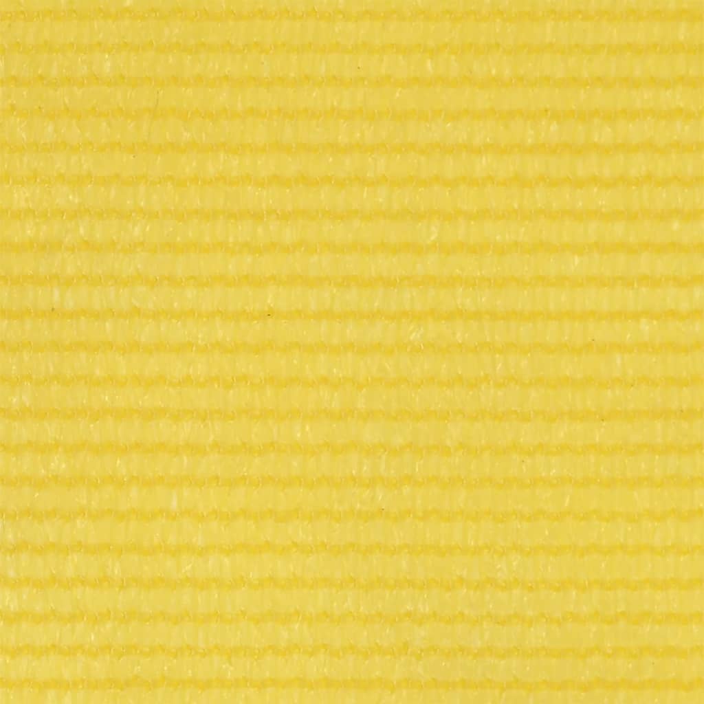 Sárga hdpe erkélyparaván 90 x 600 cm