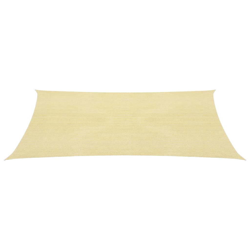 Bézs hdpe napvitorla 160 g/m² 3 x 3 m