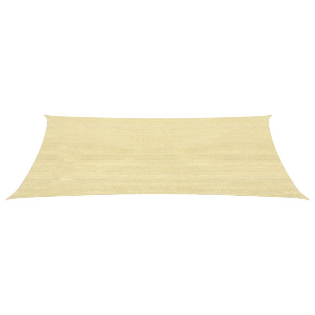 Bézs hdpe napvitorla 160 g/m² 3 x 6 m Bézs hdpe napvitorla 160 g/m² 3 x 6 m