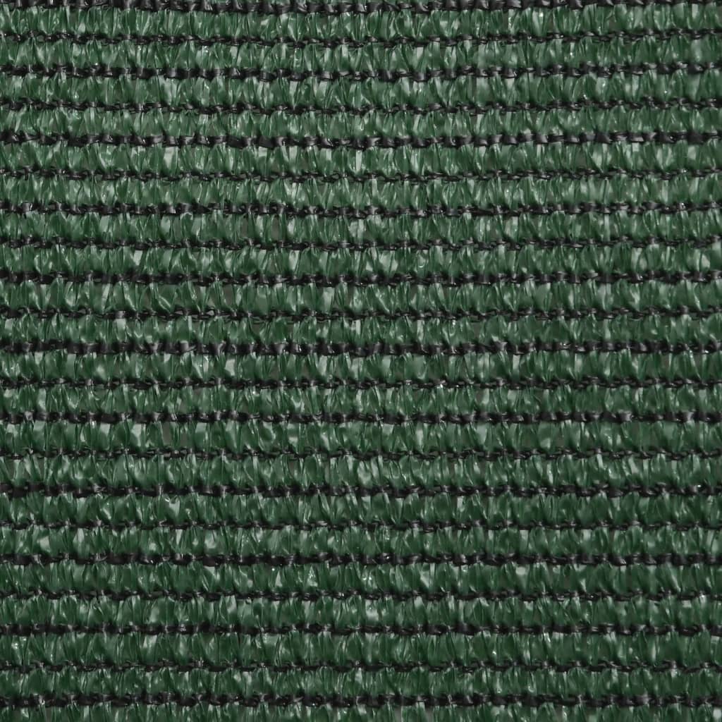 Sötétzöld hdpe napvitorla 160 g/m² 3 x 6 m