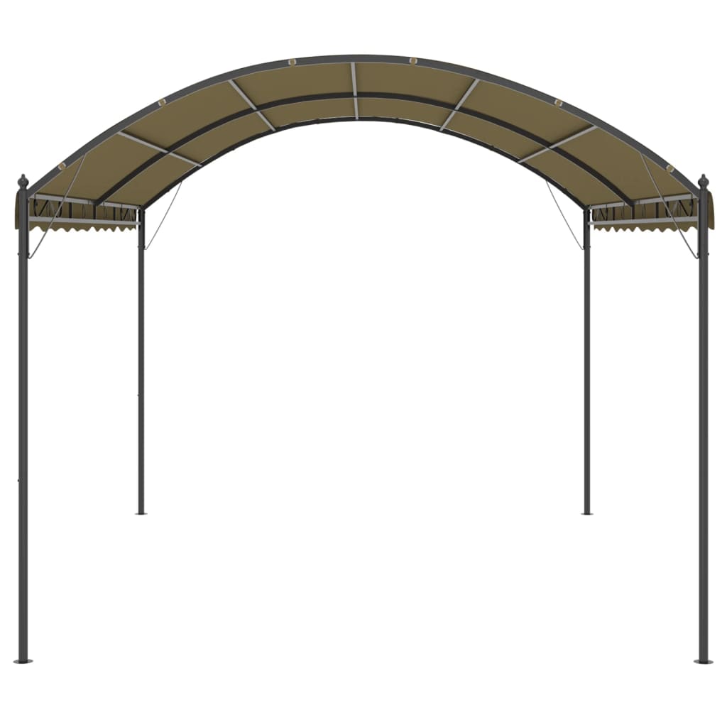 Tópszínű pavilon 4 x 3 x 2,6 m 180 g/m²