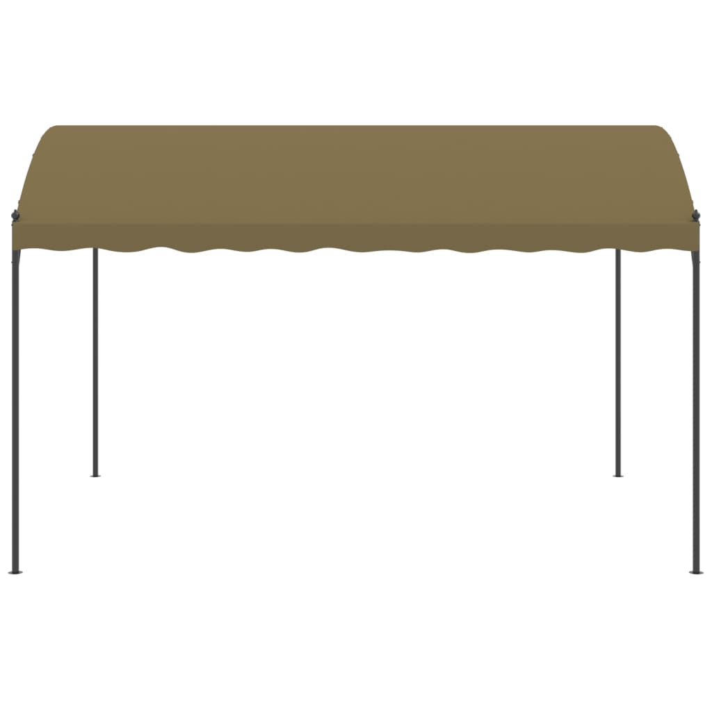 Tópszínű pavilon 4 x 3 x 2,6 m 180 g/m²