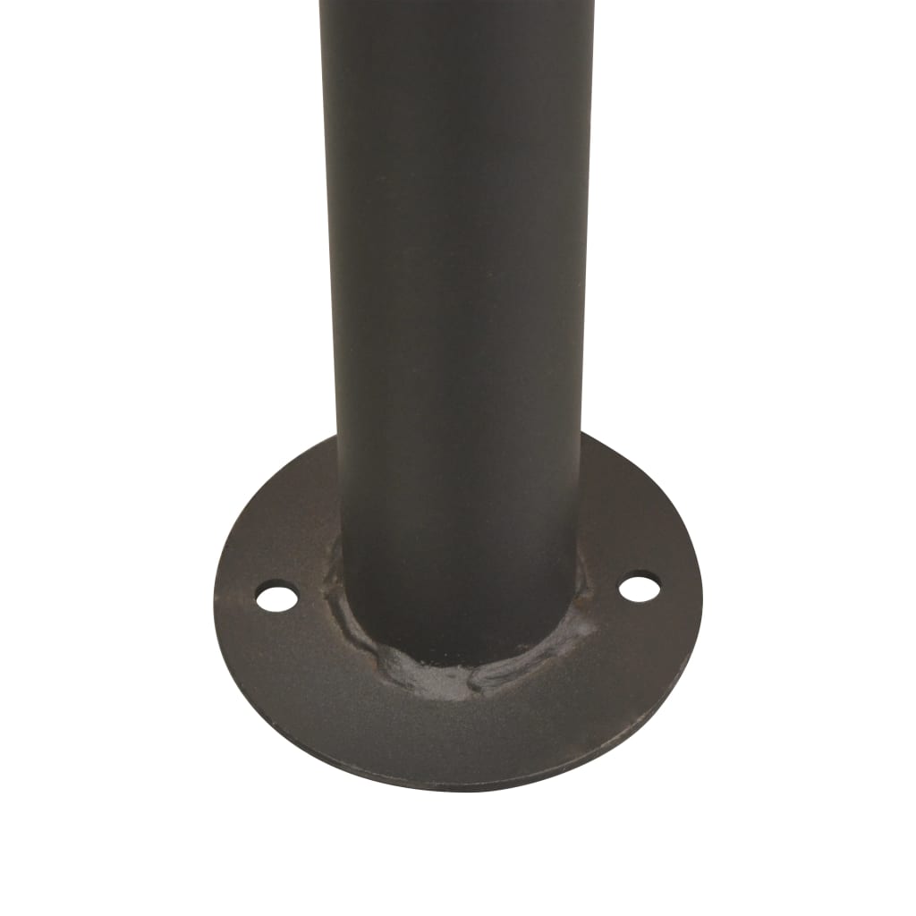 Antracitszürke szövet és acél pavilon 3 x 3 m 180 g/m²