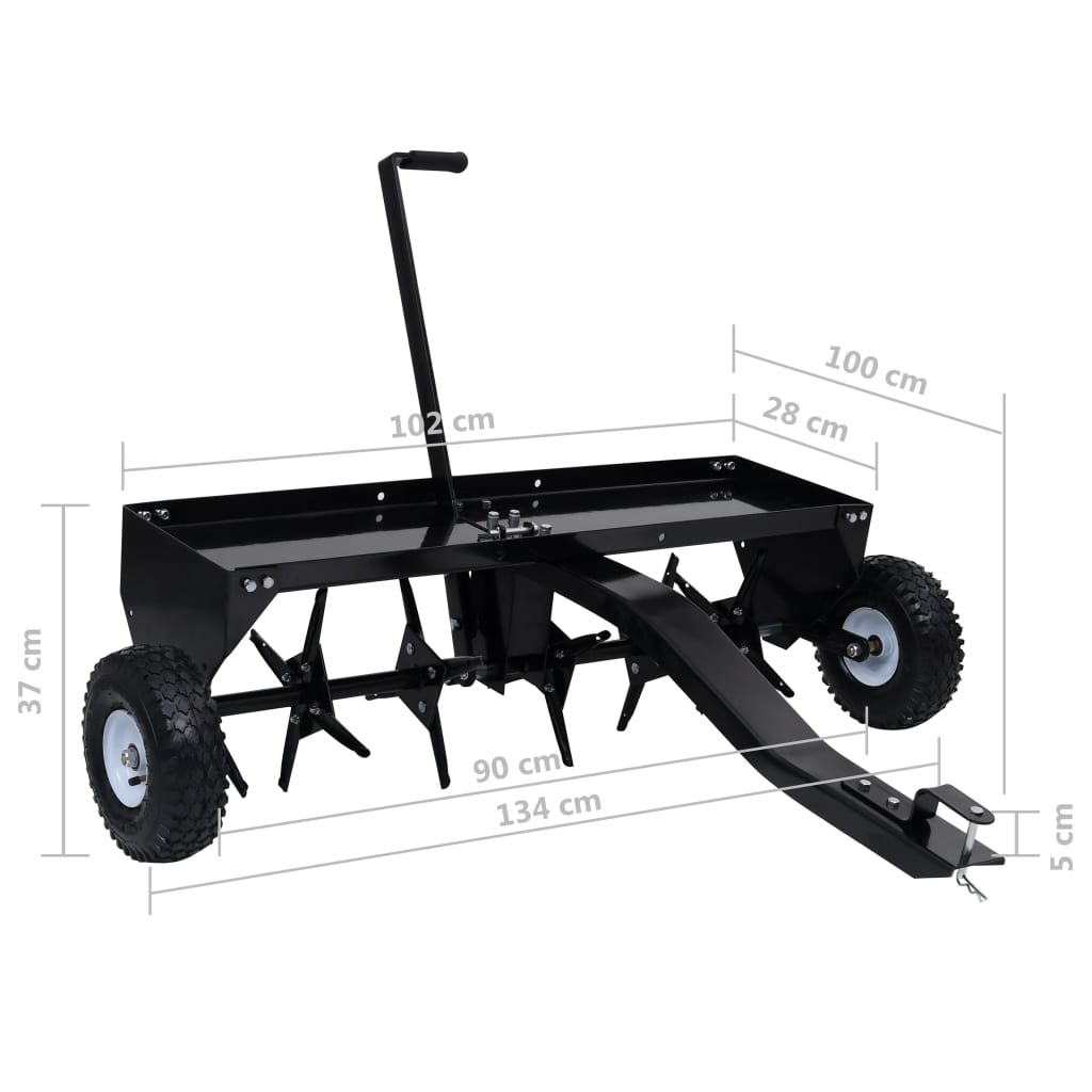 Gyepszellőztető fűnyíró traktorhoz 102 cm Gyepszellőztető fűnyíró traktorhoz 102 cm