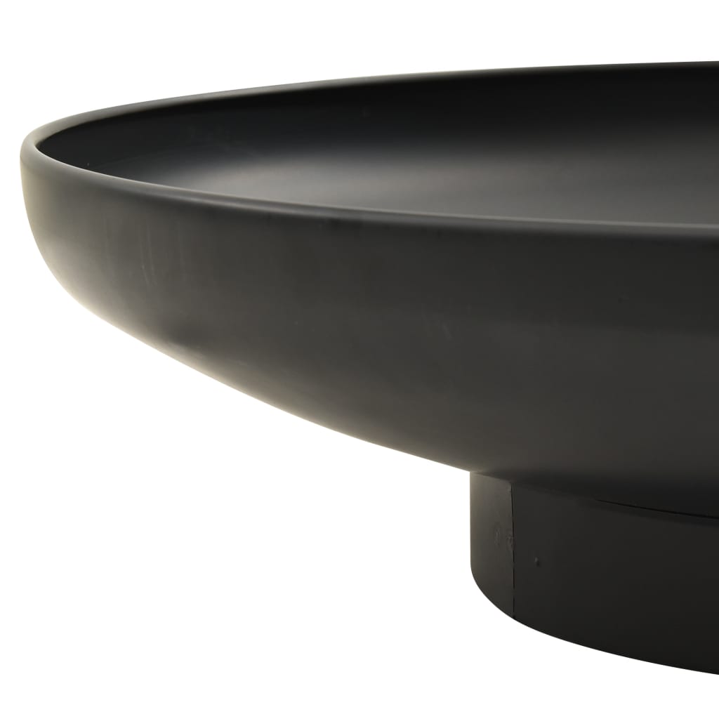 Acél tűztál 59 cm