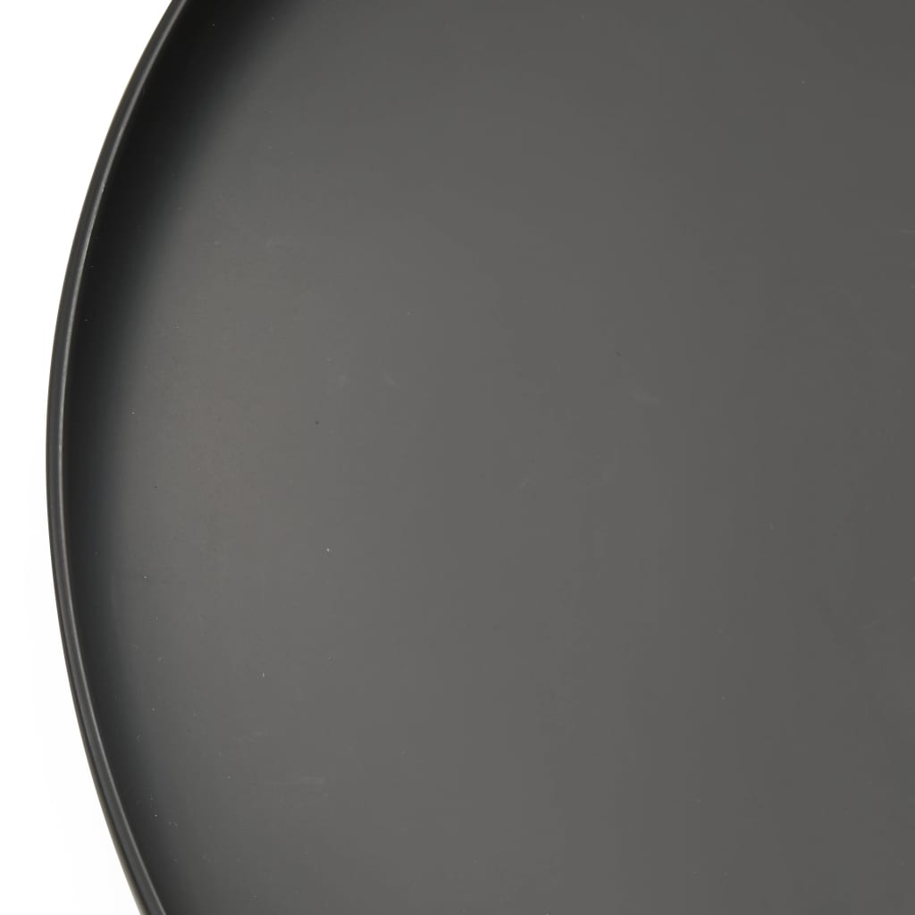 Acél tűztál 59 cm