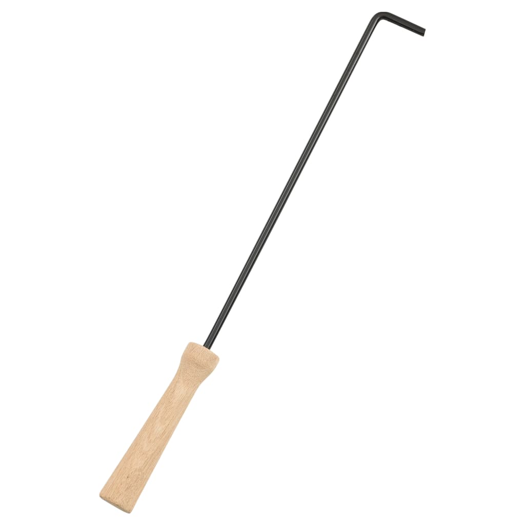 2 az 1-ben acél tűztál és grillező piszkavassal 56 x 56 x 49 cm