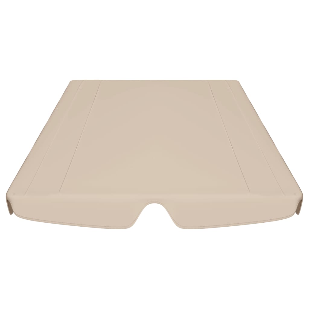 Bézs csere ponyva kerti hintaágyhoz 150/130 x 70/105 cm